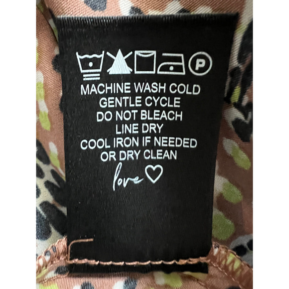 NIC+ZOE COMPANY TOP WOMENS SIZE MEDIUM DOTTY PALMS TANK BROWN NEW - Picture 10 of 12